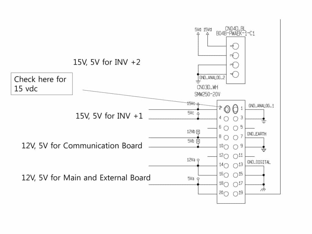Diagram for LG MV IV power board 